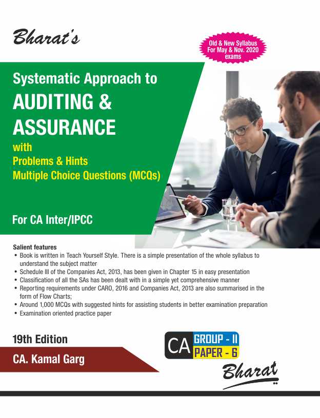 Systematic Approach to AUDITING & ASSURANCE